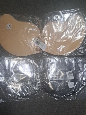 Adhesive Backless Sticky Bra - Nude & Black Size C